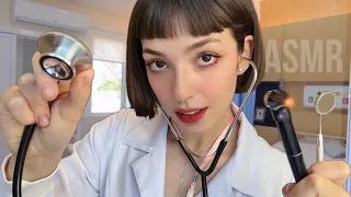 [ASMR] A CONSULTA MÉDICA MAIS REALISTA DE TODAS (oftalmo, dentista, dermato, e clinica geral) 👩‍⚕️