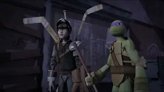 TMNT Donnie Almost Kills Casey