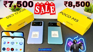 Poco C55 🆚 Poco M5 🔥 Heavy Discount ⭐ Full Unboxing ⭐ Comparison ⭐ camera ⭐ full Detials in hindi