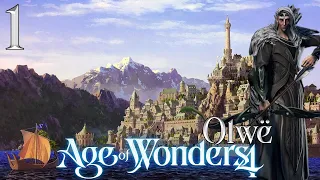 The Sea Elves Begin Rebuilding Their Megacity Alqualondë! | Age Of Wonders 4