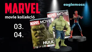 Marvel movie kollekció.Eaglemoss figurák (03. Hulk 04. Vaspók)