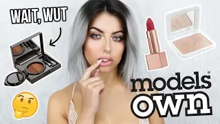 TESTING MODELS OWN MAKEUP! FULL FACE OF FIRST IMPRESSIONS / ONE BRAND TUTORIAL