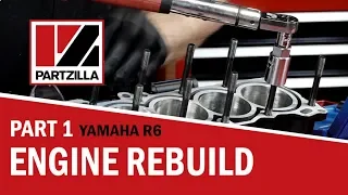 Yamaha R6 Engine Rebuild Part 1: Bottom End to Piston Install | Partzilla.com