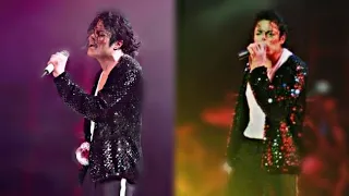 Michael Jackson Billie Jean Bucharest 1992 Vs Bucharest 1996 (Comparison)