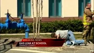 Gas leak forces middle school evacuation