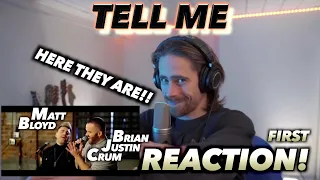 Brian Justin Crum ft Matt Bloyd - Tell Him FIRST REACTION! (livestream 20/11/2022)