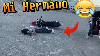 MI HERMANO SE CAE DE LA MOTO//Dani Universe//