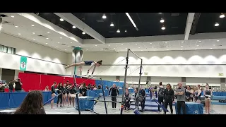 3/11/2023 Molly Weeks Uneven Bars Victory Classic Xcel Gold 9.600