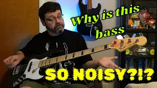 Fixing a noisy Fender Geddy Lee model MIM Jazz bass