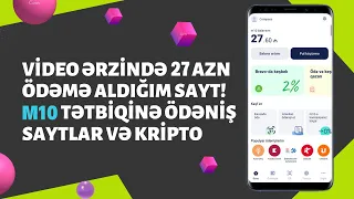 VİDEODA 27 MANAT ÖDƏNİŞ ALDIĞIM ÜSUL VƏ KRİPTOVALYUTA / İnternetdən pul qazanmaq