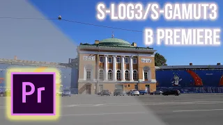 Работа с S-Log3 S-Gamut3 в Premiere