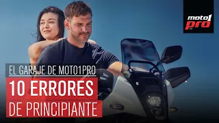 Los 10 ERRORES del principiante en moto