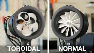Toroidal propeller vs 3D printed EDF