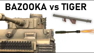 BAZOOKA vs TIGER | Shaped Charge Simulation | M6A3 HEAT Rocket