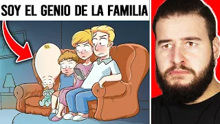 Soy Una Genio Nacida EN Una Familia De Tontos | Reaccionando a Mi Historia Animada