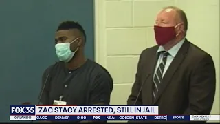 Former NFL player Zac Stacy makes first appearance after arrest