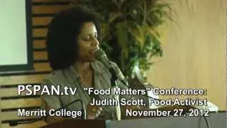 P-SPAN #287: Judith Scott on "Food Matters" at Merritt College