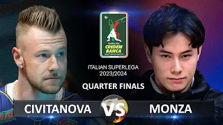 Quarter Finals of Italian Volleyball SuperLega 2023/2024 | Civitanova vs Monza