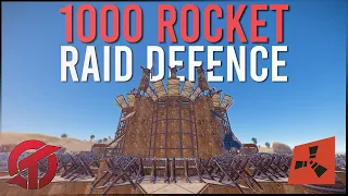 Rust ZERG Movie | How OT defends a raid against 50 people with 1000 rockets...