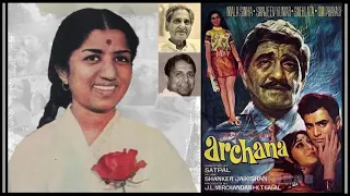 Lata Mangeshkar - Archana (1973) - 'tan man tere rang'