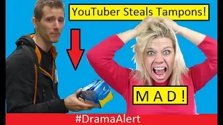 YouTuber Steals TAMPONS! (Women TRIGGERED!) #DramaAlert Logan Paul,  Biggest Cheater in Gaming!
