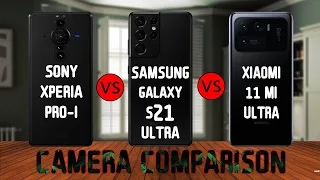 camera Sony Xperia Pro I Vs Samsung Galaxy S21 Ultra 5G Vs Xiaomi Mi 11 Ultra
