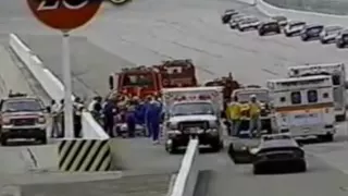 2001 Steve Park Larry Foyt Darlington Crash NASCAR Busch Series
