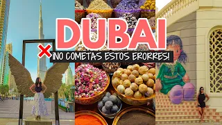 Errores al viajar a Dubai