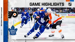 Flyers @ Maple Leafs 11/2 | NHL Highlights 2022