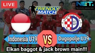 🔴INDONESIA U19 vs NK DUGOPOLJE U19