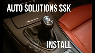 AutoSolutions SSK Installation DIY - E92 M3