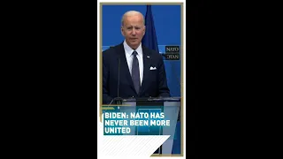 U.S. President Joe Biden says NATO and the West ‘more united than ever’