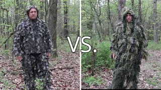 leaf suit vs. ghillie suit