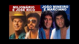 MILIONÁRIO E JOSÉ RICO, JOÃO MINEIRO E MARCIANO SELEÇÃO DE SUCESSOS parte 03 SÓ AS MAIORES DIR