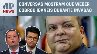 PF diz que Ibaneis Rocha minimizou alerta de Pacheco sobre invasões; Serrão e Kobayashi analisam