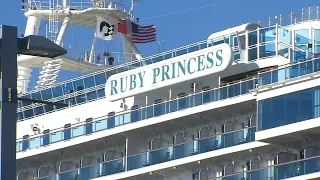 Ruby Princess cleared to depart San Francisco for Alaska after damage repaired, coast guard says