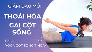 Yoga cho CỘT SỐNG - Bài 4: phòng ngừa, giảm đau THOÁI HÓA, GAI CỘT SỐNG | Yoga By Sophie (2021)