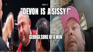 Devon Larratt is a SISSY! Georgi taunts! Jodi Larratt's problem with Devon.  Georgi 75% favorite?