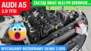 Audi A5 2.0 TFSi quattro stronic - remont i przebudowa silnika 1.8 bo oryginalny ukradli part1