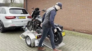 Airtrailer MONO PLUS - Motorradanhänger absenkbar