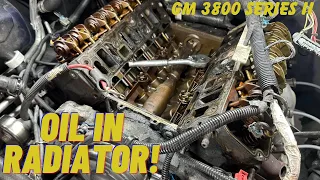 Oil in the Radiator! Top End Internal Tear Down! GM 3800 3100 3400 3.8 #mechanic