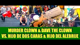 Dave The Clown & Murder Clown vs. Hijo Del Alebrije & Hijo De Dos Caras -- 4/21/24