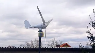 12V 500W mini wind farm test