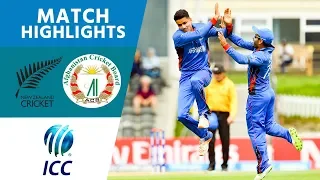 Afghanistan Smash Hosts NZL | New Zealand vs Afghanistan | U19 Cricket World Cup 2018 - Highlights