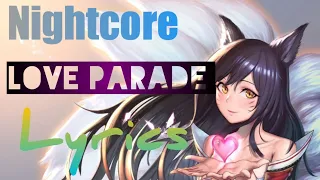 Nightcore - Love Parade  { flexslayer & skylor Nightcore }
