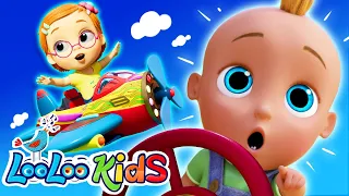 Vehicles + Number Song | more Kids Songs and Nursery Rhymes | LooLoo Kids