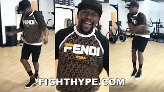 "I STILL GOT IT" - MAYWEATHER STILL SICK WITH A JUMP ROPE AT AGE 42