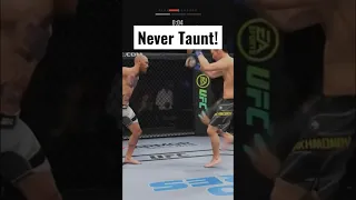 UFC 4 Taunter gets destroyed with 3 seconds left! #shorts #gaming #entertainment #ufc #ufc4