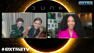 Zendaya & Timothée Chalamet Talk ‘Dune’ and the Met Gala Look That Nearly ‘Took Her Out’