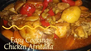 Easy Cooking of Chicken Afritada || Cook & Play Koh